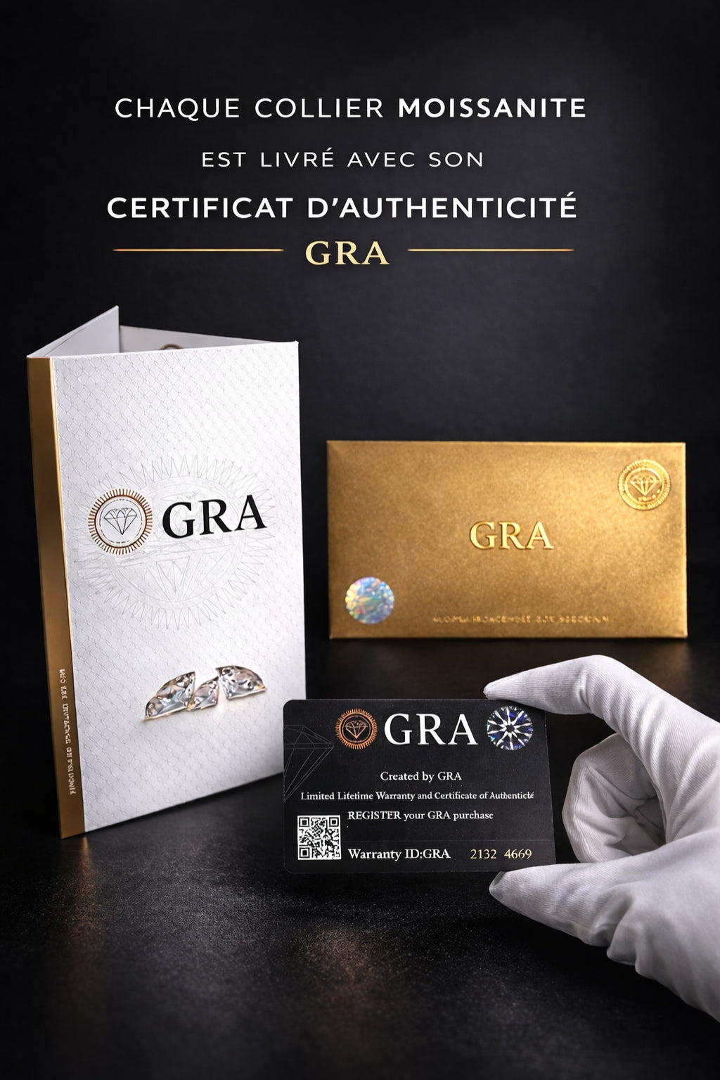 Collier Moissanite — sélection Teroci®